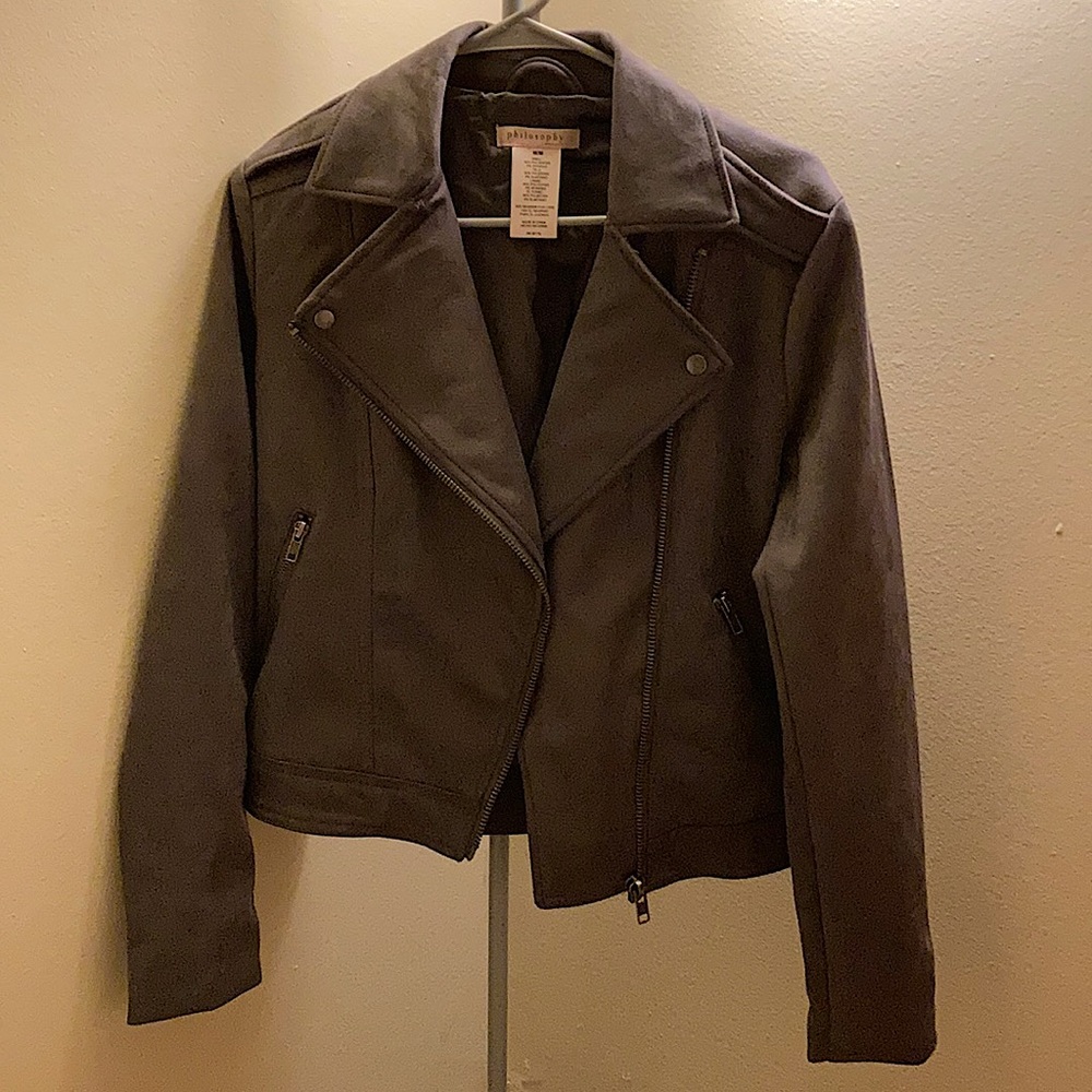 Philosophy Suede jacket. NWT.